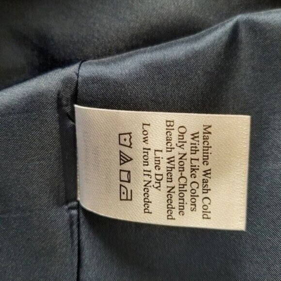 COLDWATER CREEK Light Jacket Full-zip Navy PLUS Sz 18 - Picture 9 of 9